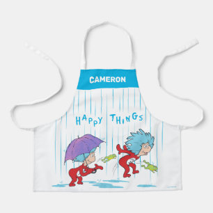 Das eine ist zwei glückliche Dinge Schürze