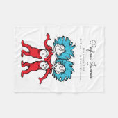 Das eine ist zwei Zehn Baby Birth Stats Fleece (Vorderseite (Horizontal))