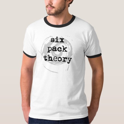 Das einfache 6PT der Männer T-Shirt (Vorderseite)