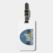 Das einfache Camping Gepäckanhänger (Vorderseite vertikal)