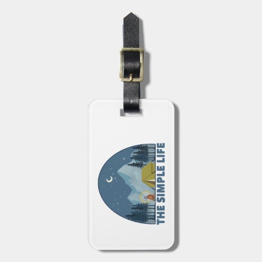 Das einfache Camping Gepäckanhänger (Vorderseite vertikal)