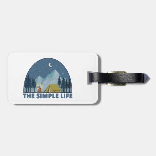 Das einfache Camping Gepäckanhänger (Rückseite horizontal)