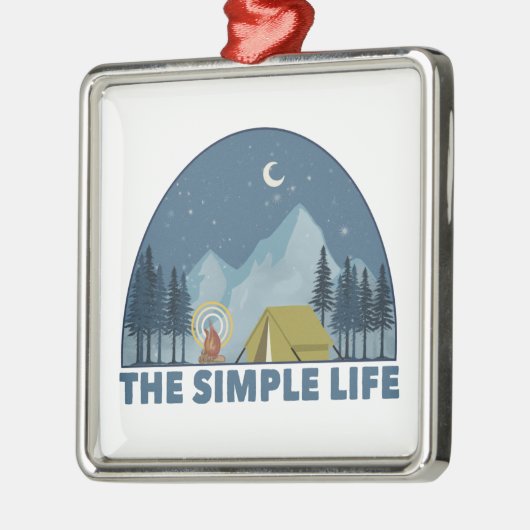 Das einfache Camping Ornament Aus Metall (Links)