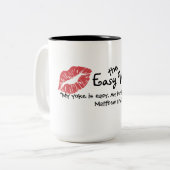 Das einfache Ehefrau-Leben… Zweifarbige Tasse (Vorderseite Links)