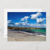 Das einfache Foto des tropischen Strandes Postkarte (Vorne/Hinten)