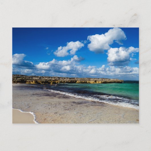 Das einfache Foto des tropischen Strandes Postkarte (Vorderseite)