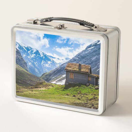 Das einfache metall brotdose (Vorderseite)