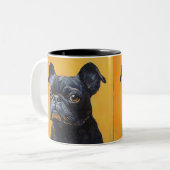 Das einfache, moderne Coole Elegant des Hauses kre Zweifarbige Tasse (Vorderseite Links)