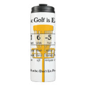 Das einfache Spiel Thermosbecher (Vorderseite)