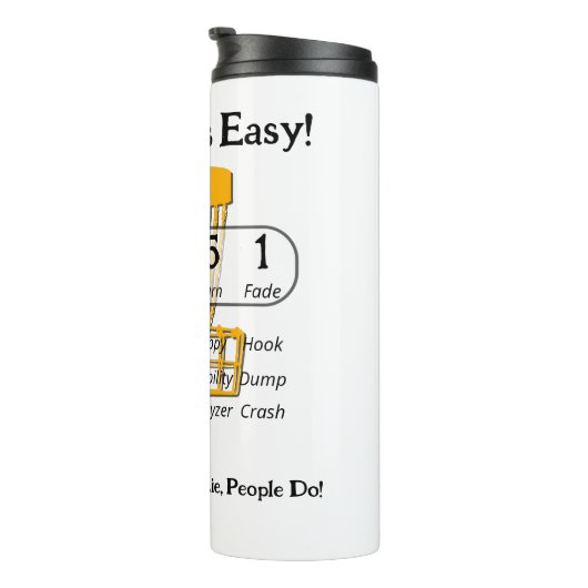 Das einfache Spiel Thermosbecher (Nach rechts gedreht)