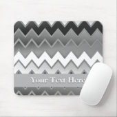 Das einfache ZigZag-Monochrom Mousepad (Mit Mouse)
