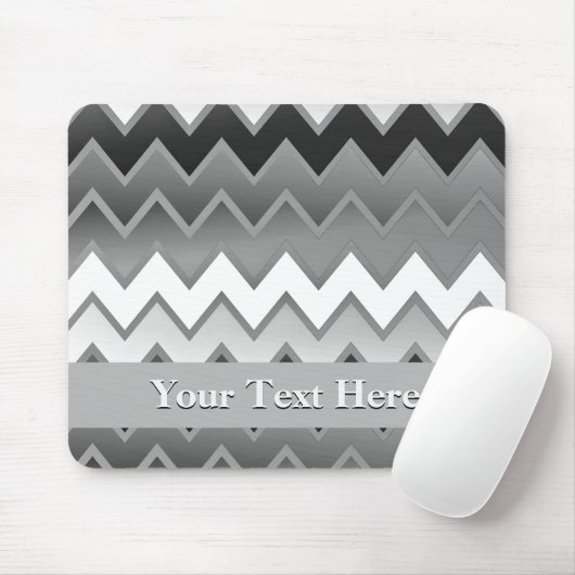 Das einfache ZigZag-Monochrom Mousepad (Mit Mouse)