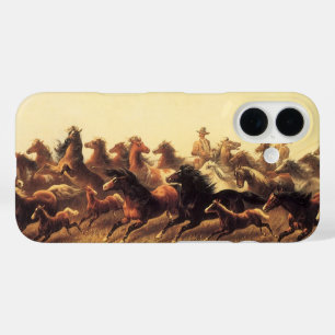 Das Einfangen wilder Pferde von James Walker iPhone 16 Hülle
