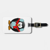 Das Einfrieren von Pinguin-Gepäckmarken Gepäckanhänger (Vorderseite horizontal)