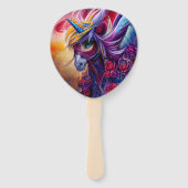 Das Einhorn Fächer (Vorderseite)