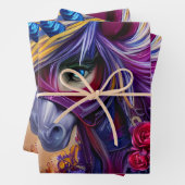 Das Einhorn Geschenkpapier Set (Beispiel)