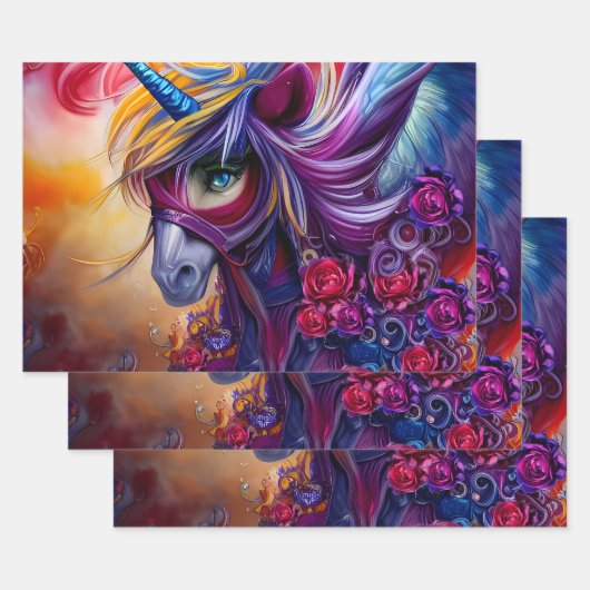 Das Einhorn Geschenkpapier Set (Set)