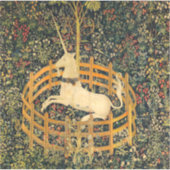 Das Einhorn in Gefangenschaft Aufkleber (Vorderseite)