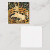 Das Einhorn in Gefangenschaft Begleitkarte (Vorne/Hinten)