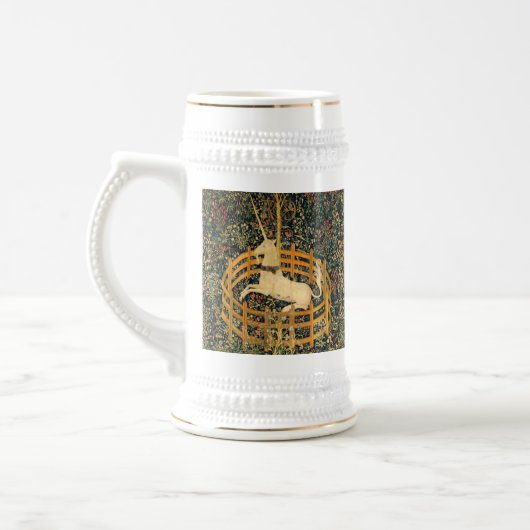 Das Einhorn in Gefangenschaft Bierglas (Links)