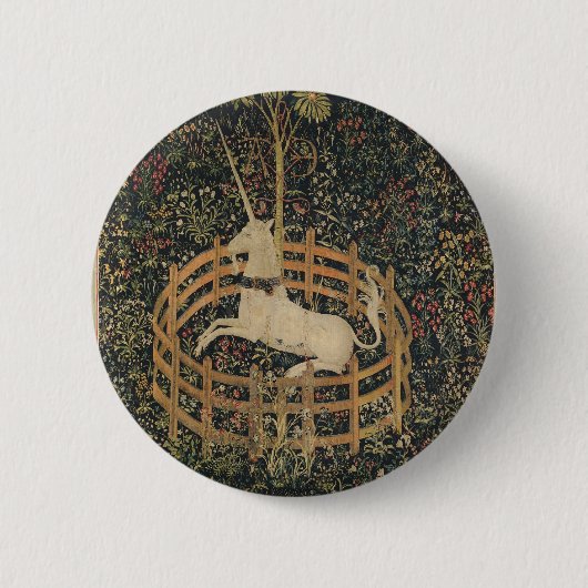 Das Einhorn in Gefangenschaft Button (Vorderseite)