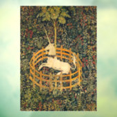 Das Einhorn in Gefangenschaft Fensteraufkleber (Blatt 3)