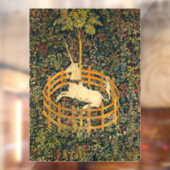 Das Einhorn in Gefangenschaft Fensteraufkleber (Blatt 2)