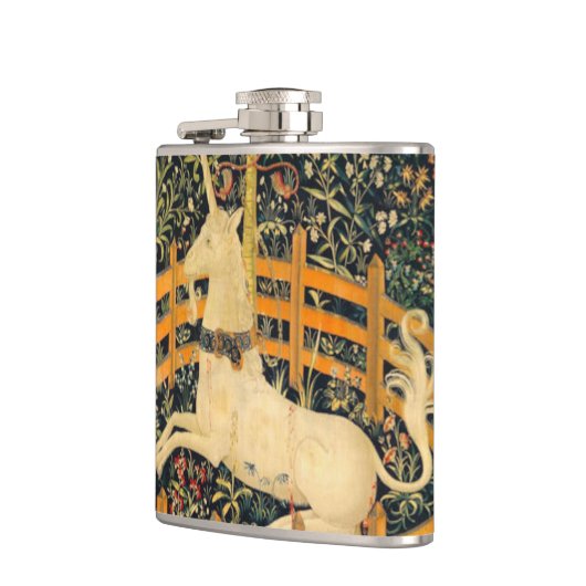 Das Einhorn in Gefangenschaft Flachmann (Links)