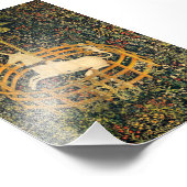 Das Einhorn in Gefangenschaft Fotodruck (Ecke)