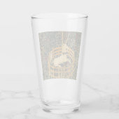 Das Einhorn in Gefangenschaft Glas (Rückseite)