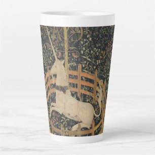 Das Einhorn in Gefangenschaft, mittelalterliche Wa Milchtasse