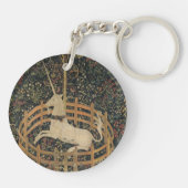 Das Einhorn in Gefangenschaft, mittelalterliche Wa Schlüsselanhänger (Rückseite)