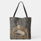 Das Einhorn in Gefangenschaft, mittelalterliche Wa Tasche (Rückseite)