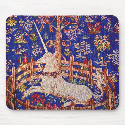 "Das Einhorn in Gefangenschaft" Mousepad (Vorne)