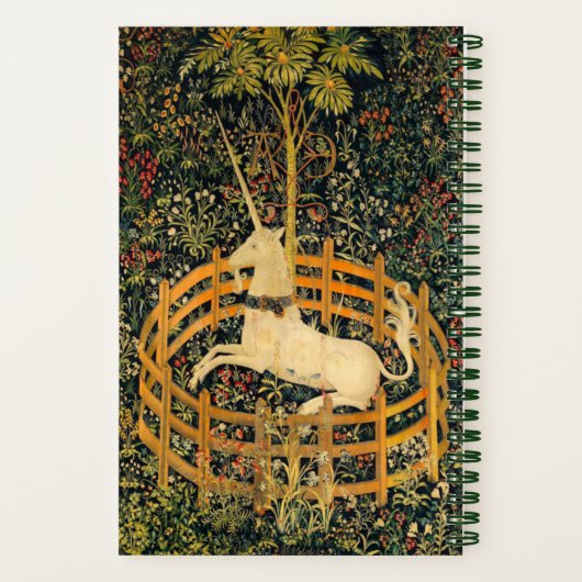 Das Einhorn in Gefangenschaft Notizblock (Rückseite)