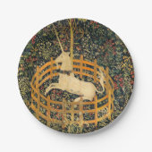 Das Einhorn in Gefangenschaft Pappteller (Vorderseite)