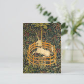 Das Einhorn in Gefangenschaft Postkarte (Stehend Vorderseite)