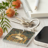 Das Einhorn in Gefangenschaft Schlüsselanhänger (Vorderseite rechts)