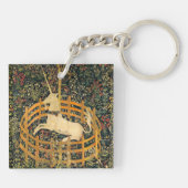 Das Einhorn in Gefangenschaft Schlüsselanhänger (Rückseite)