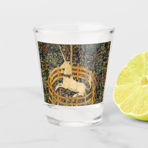 Das Einhorn in Gefangenschaft Schnapsglas