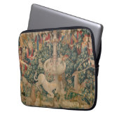 Das Einhorn ist gefunden, mittelalterliche Tapest Laptopschutzhülle (Vorderseite Links)