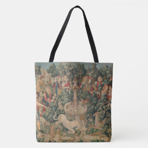 Das Einhorn ist gefunden, mittelalterliche Tapest Tasche