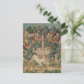 Das Einhorn ist gefunden Postkarte (Stehend Vorderseite)