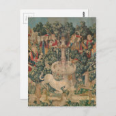 Das Einhorn ist gefunden Postkarte (Vorne/Hinten)