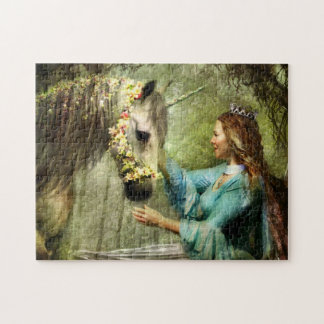 Das Einhorn-Mädchen Puzzle