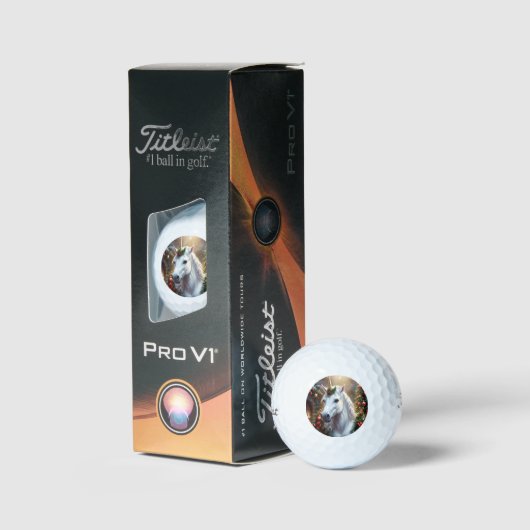 „Das Einhorn von Noel“ Golfball (Verpackung)