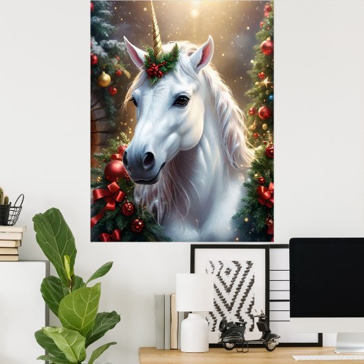 „Das Einhorn von Noel“ Poster (Heimbüro)