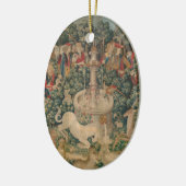 Das Einhorn wird gefunden Keramik Ornament (Links)