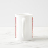 Das einhornige und modernes mittelalterliche Bild Porzellantasse (Rückseite)