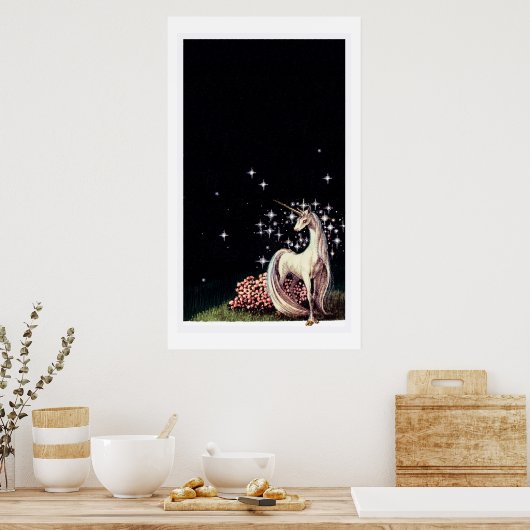 Das Einhornplakat Poster (Küche)